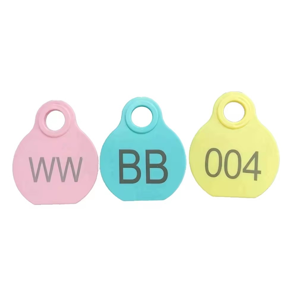 MEDALHAO AZUL P/ IDENTIFICAÇAO DE OVINOS - 80X65mm