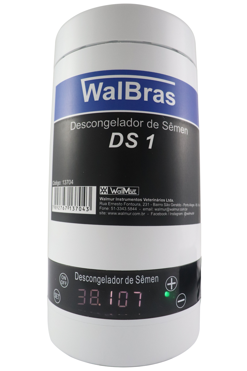 DESCONGELADOR DE SÊMEN E EMBRIÕES WALBRAS DS1 12V E 127-220V