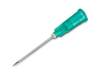 Agulha Hipodérmica Descartável 16 X 08 21G X 5/8" para uso veterinário