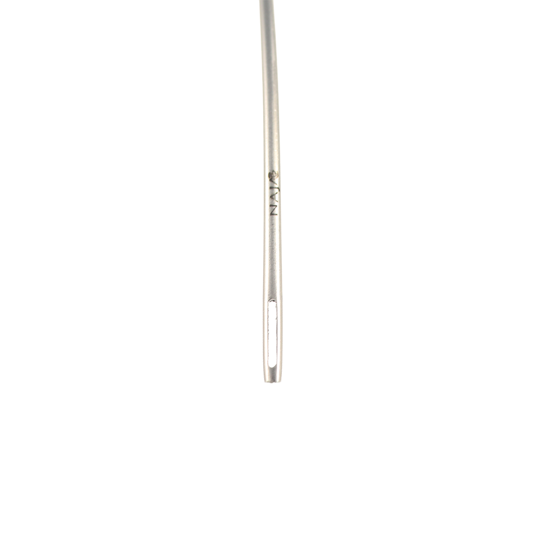 AGULHA CIRURGICA PARA SUTURA EM S 14 CM TRIFACETADA – NAJA