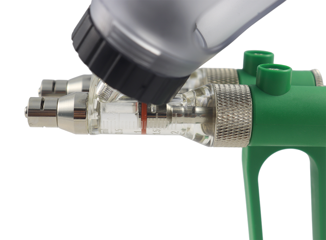 SERINGA VACINADORA AUTOMÁTICA TOP-FLUX DUPLA 2 ML COM PORTA-FRASCO