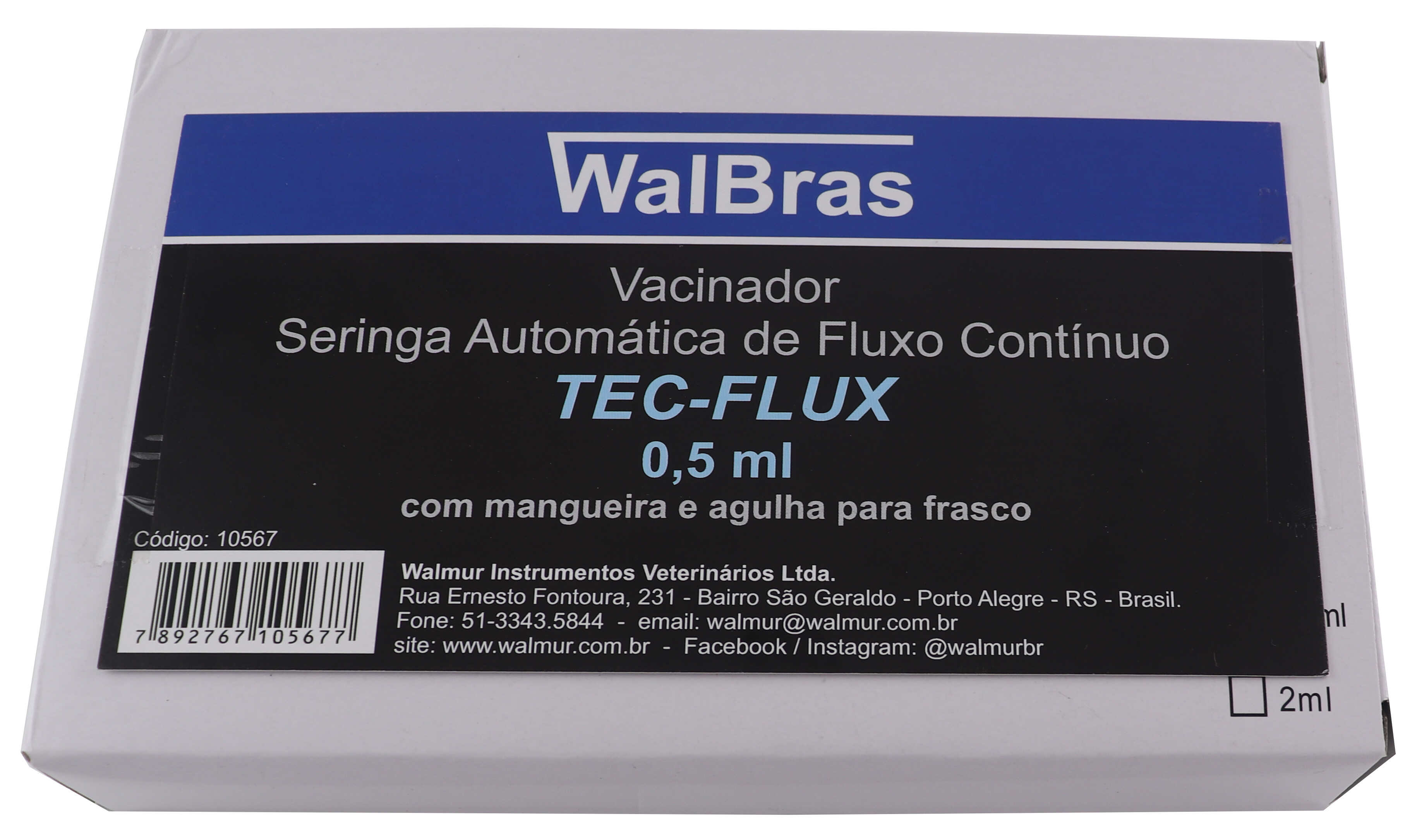 Seringa / Vacinador de Fluxo Contínuo para Peixes para uso Veterinário