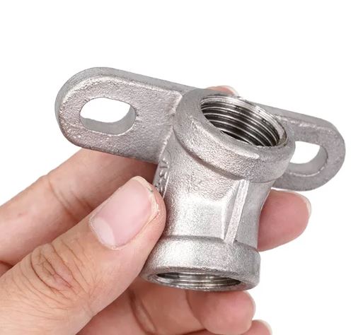 SUPORTE DE INOX 45° 1/2" X 1/2" P/ BEBEDOURO AUTOMATICO