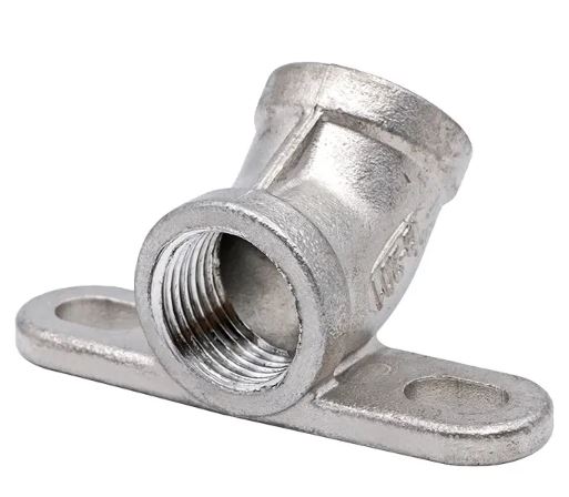 SUPORTE DE INOX 45° 1/2" X 1/2" P/ BEBEDOURO AUTOMATICO