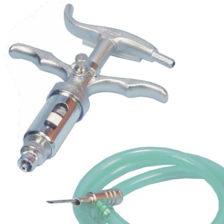 Seringa / Vacinador Automático de Fluxo Contínuo Modelo 66 - 5 ml para uso Veterinário