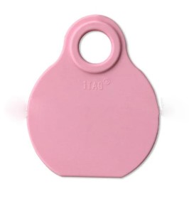 MEDALHAO ROSA P/ IDENTIFICAÇAO DE OVINOS - 80X65mm