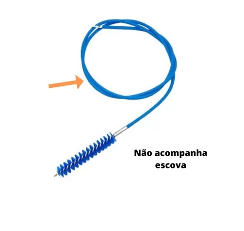 CABO DE NYLON 2,5m para escova cilíndrica - AZUL