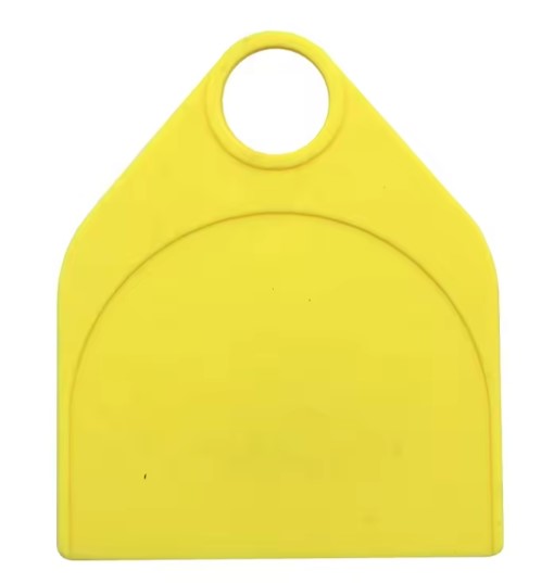 MEDALHAO AMARELO P/ IDENTIFICAÇAO DE BOVINOS - 120X100mm