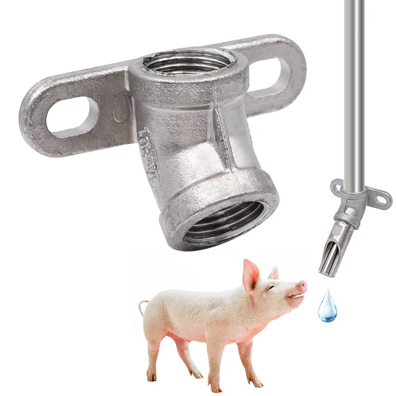 SUPORTE DE INOX 45° 1/2" X 1/2" P/ BEBEDOURO AUTOMATICO