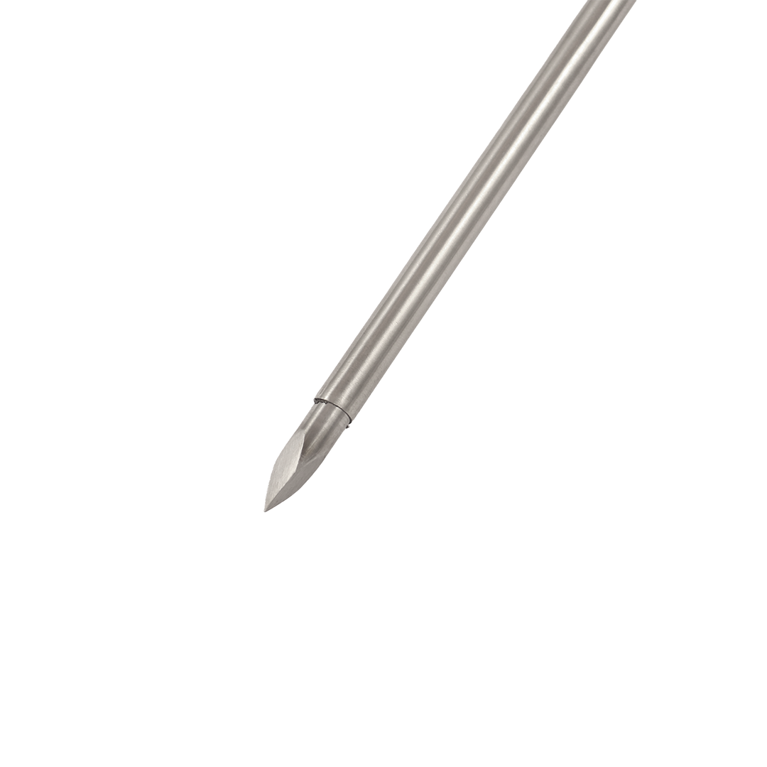 TROCATER DE INOX DIÂMETRO 6 MM COMPRI 15 CM CABO PLASTICO
