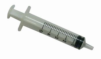 Seringa Descartável 5 ml sem agulha 25 x 07 para uso Veterinário