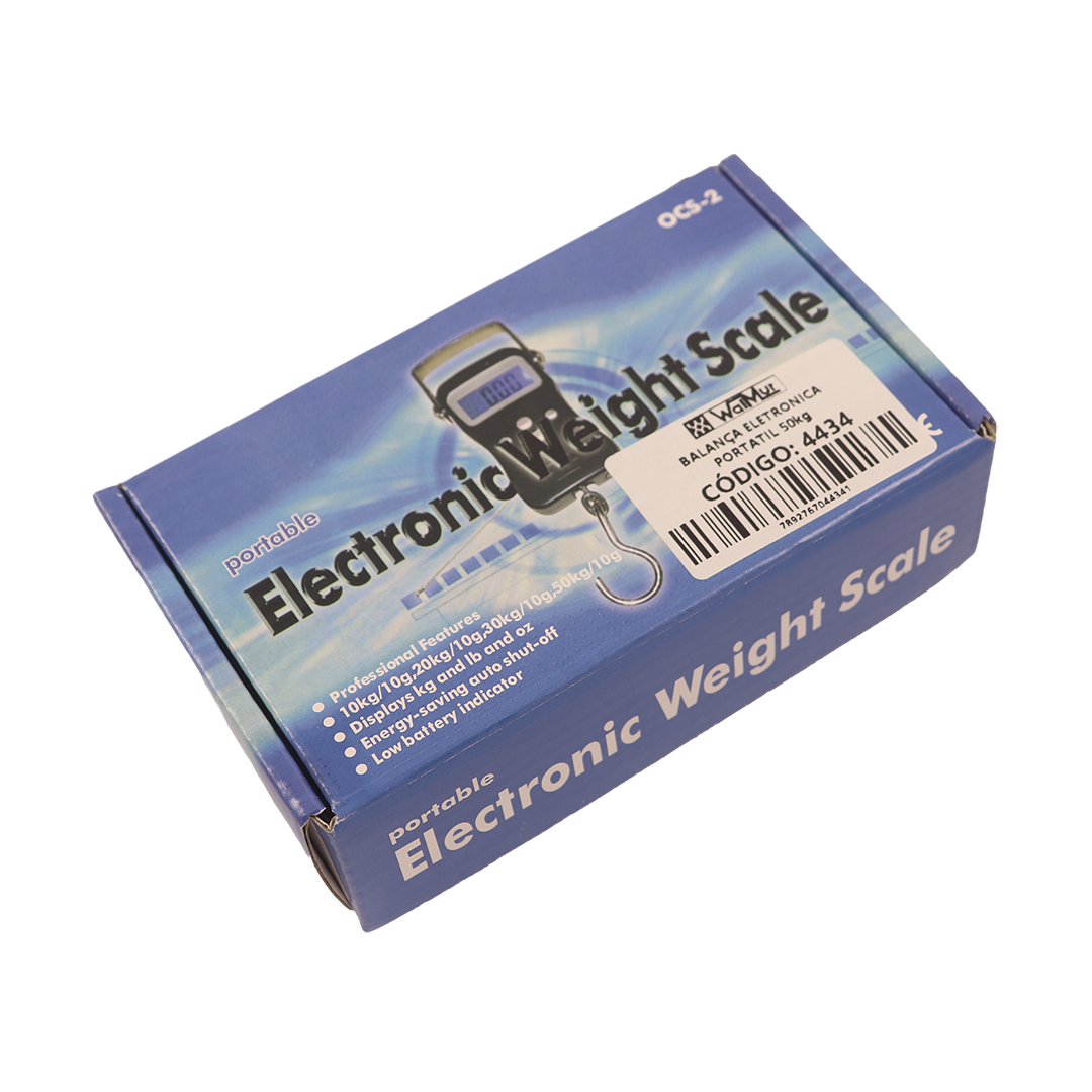 Balança portátil eletrônica de 50 kg