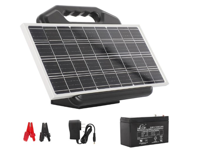 COMPACTO SOLAR - ELETRIFICADOR P2200-SOL 2,2 J COM BATERIA E PAINEL SOLAR