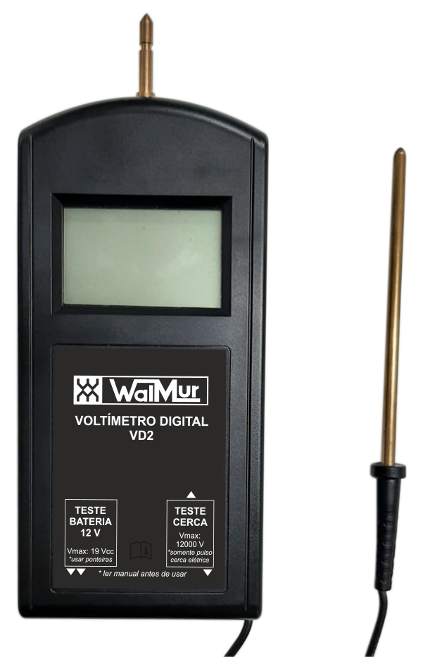 Voltímetro digital VD2 com Teste de Bateria