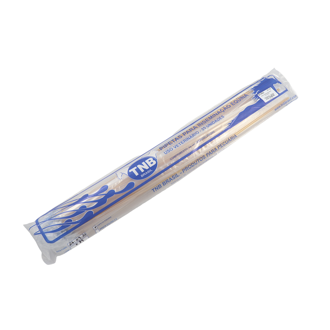 PIPETAS P/EQUINOS 64CM PCT 25UN