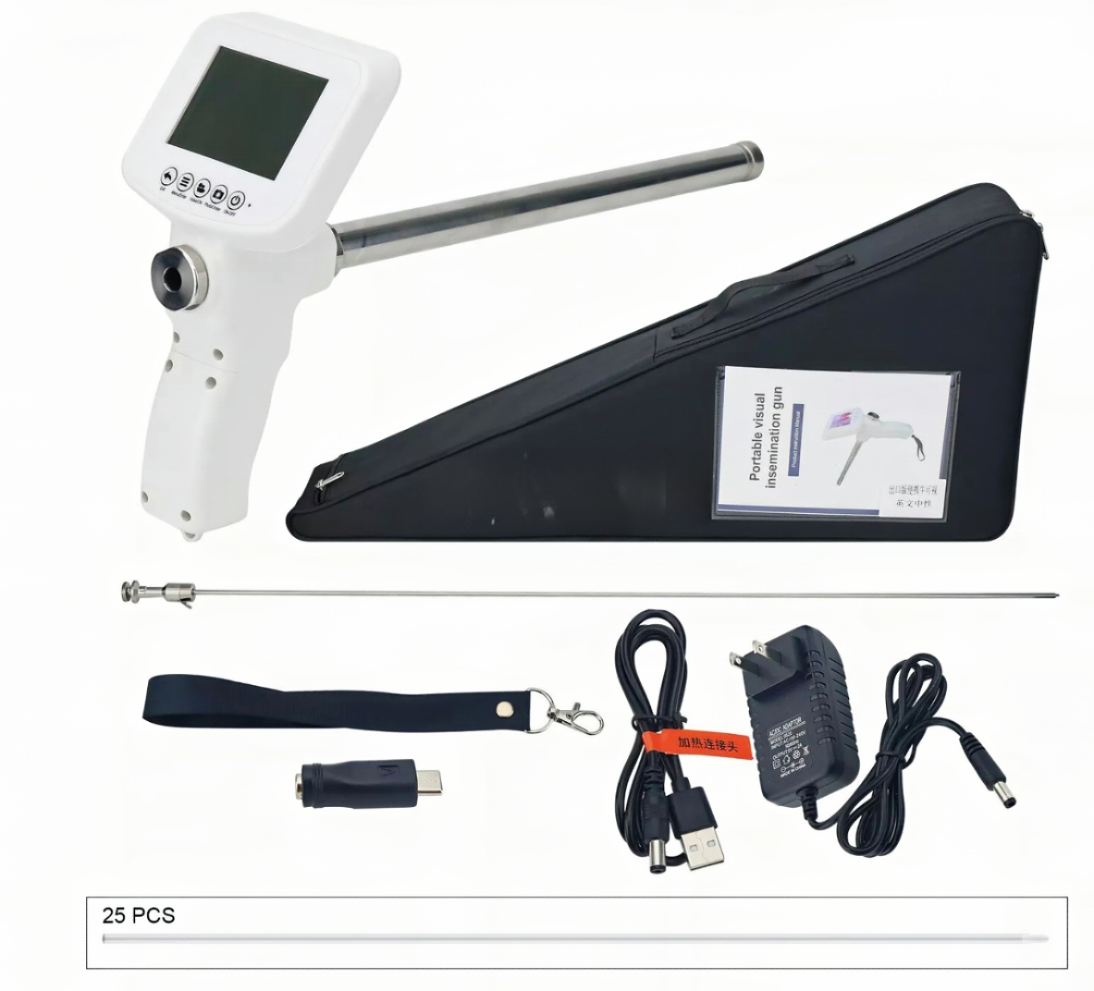 PISTOLA DE INSEMINAÇÃO ARTIFICIAL DIGITAL P/GADO