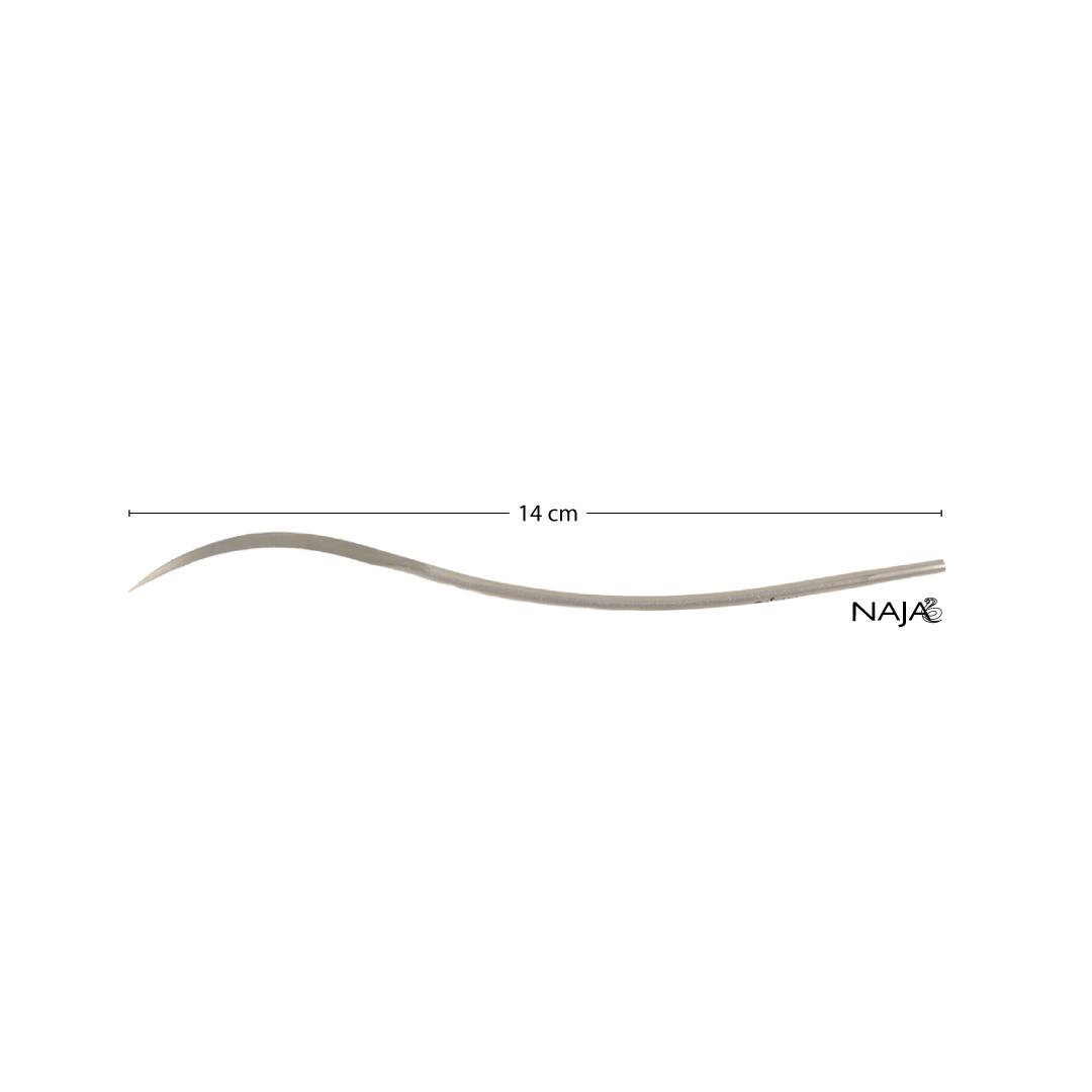 AGULHA CIRURGICA PARA SUTURA EM S 14 CM TRIFACETADA – NAJA