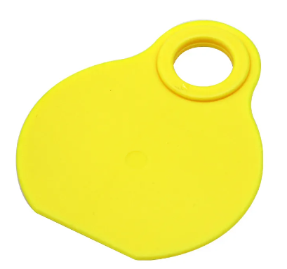 MEDALHAO AMARELO P/ IDENTIFICAÇAO DE OVINOS - 80X65mm