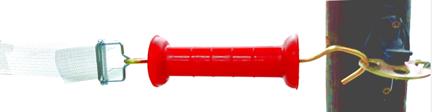 CABO DE PORTEIRA PARA FITA ELETROPLASTICA VERMELHO