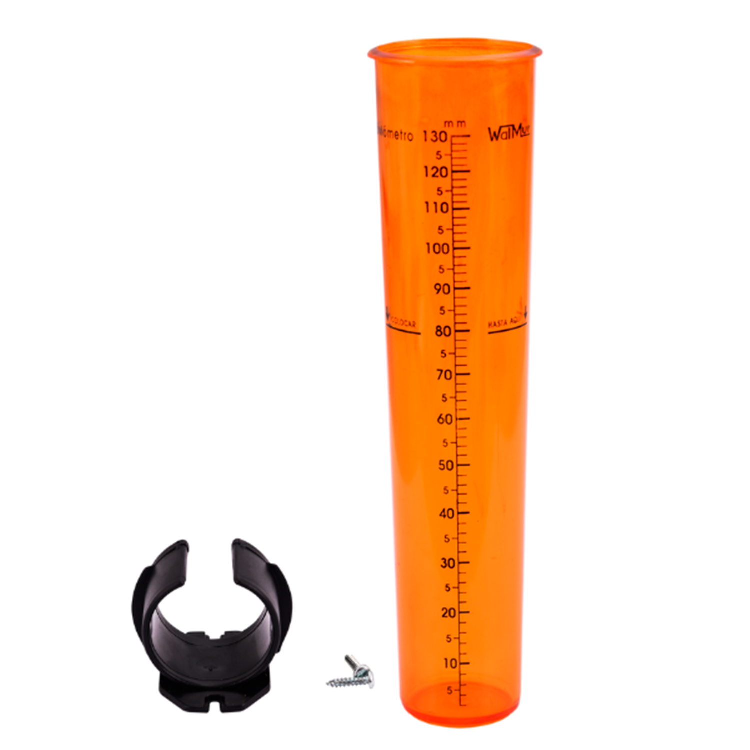 PLUVIÔMETRO WALMUR ESCALA 130 mm - AMBAR