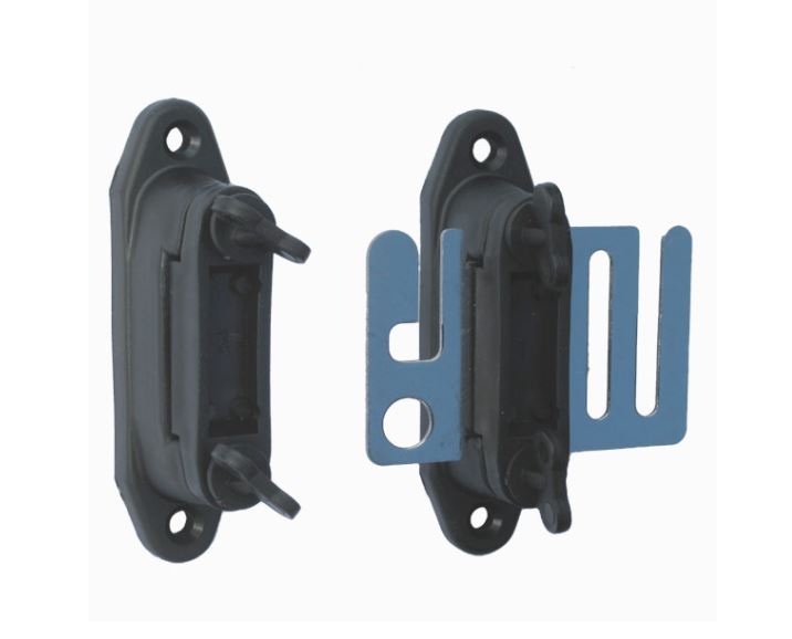 Chapa Inox p/engate de porteira no Isolador de partida p/fita