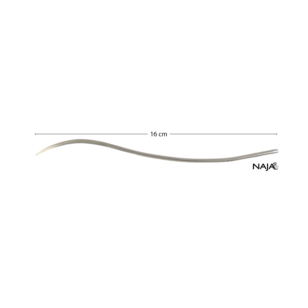 AGULHA CIRURGICA PARA SUTURA EM S 16 CM TRIFACETADA – NAJA