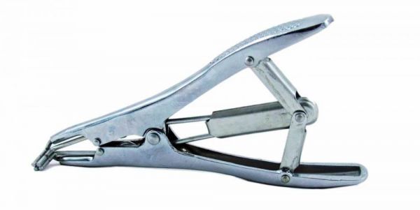 Alicate Elastrador para Castração de Ovinos e Caprinos de Aço - uso veterinário