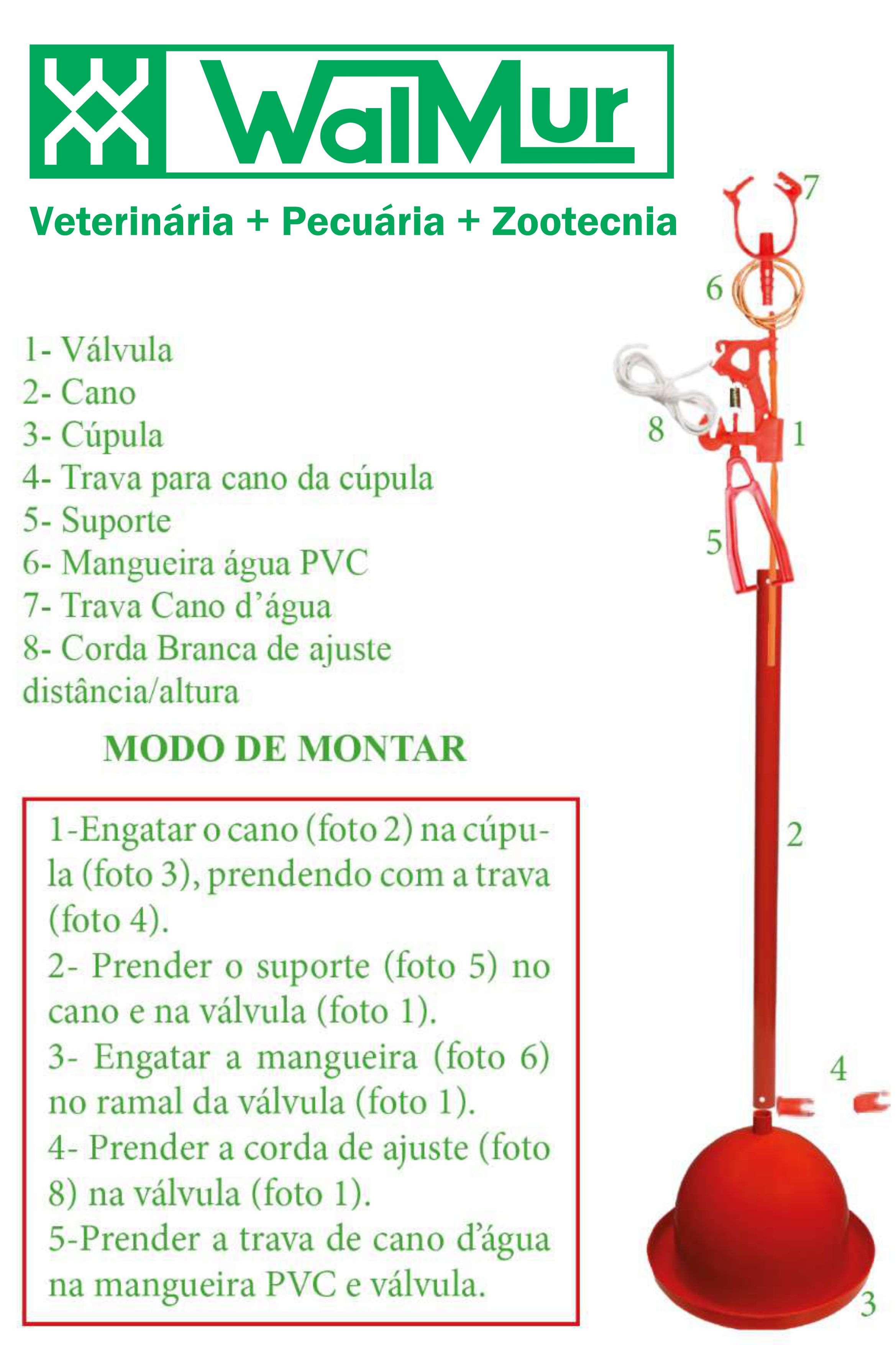 BEBEDOURO PENDULAR AUTOMÁTICO P/AVES E FRANGO
