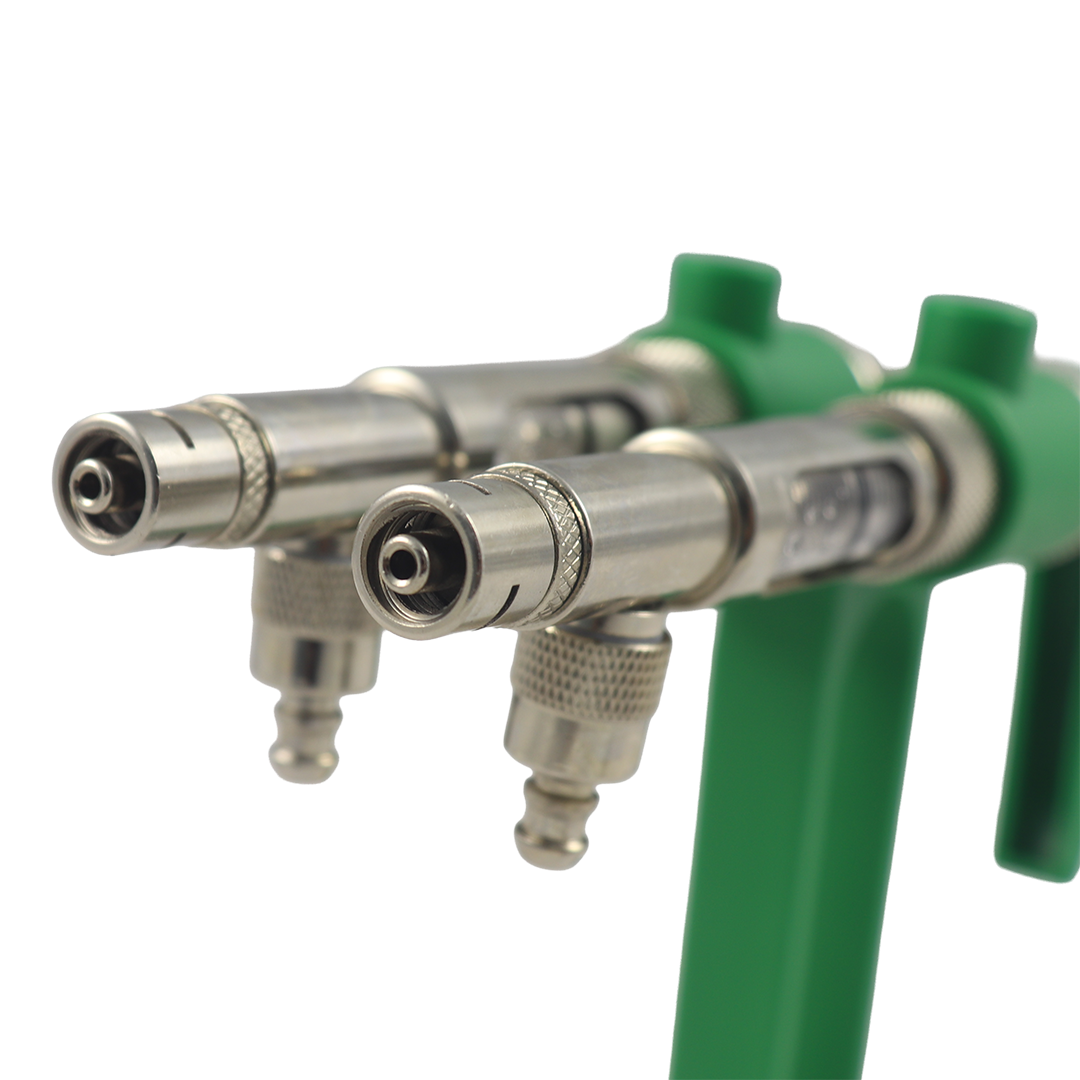 SERINGA VACINADORA AUTOMÁTICA TEC-FLUX DUPLA 2 ML COM MANGUEIRA