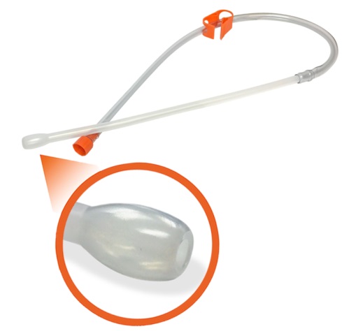 SONDA FLEXIVEL C/ TRAVA P/BOLSA ARMAZE. DE COLOSTRO COMP.  1,30M