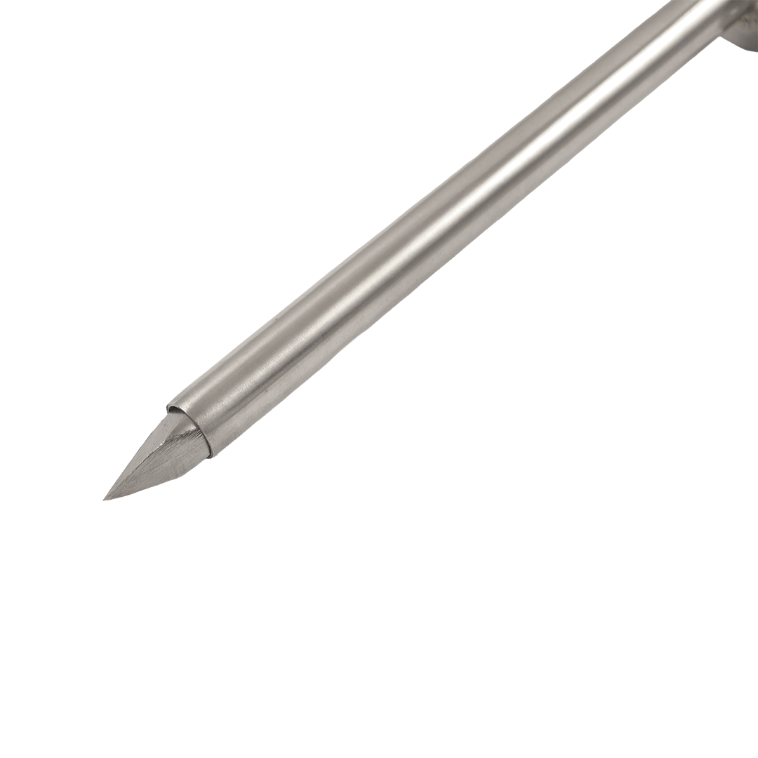 TROCATER DE INOX DIÂMETRO 9 MM COMPRI 15 CM CABO PLASTICO