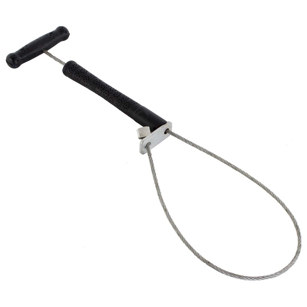 LAÇO P/ SUÍNO COM CABO EMBORRACHADO CURTO 20CM