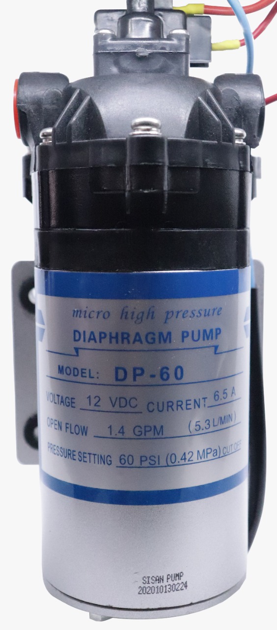 BOMBA D'AGUA DE DIAFRAGMA 12 V | 60 PSI | 42 MCA | 5,3 L/M