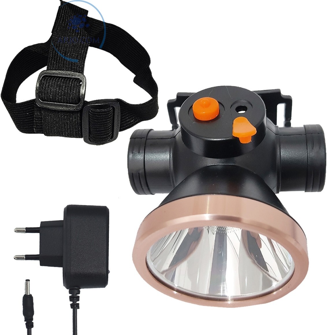 LANTERNA DE CABEÇA RECARREGAVEL 50W