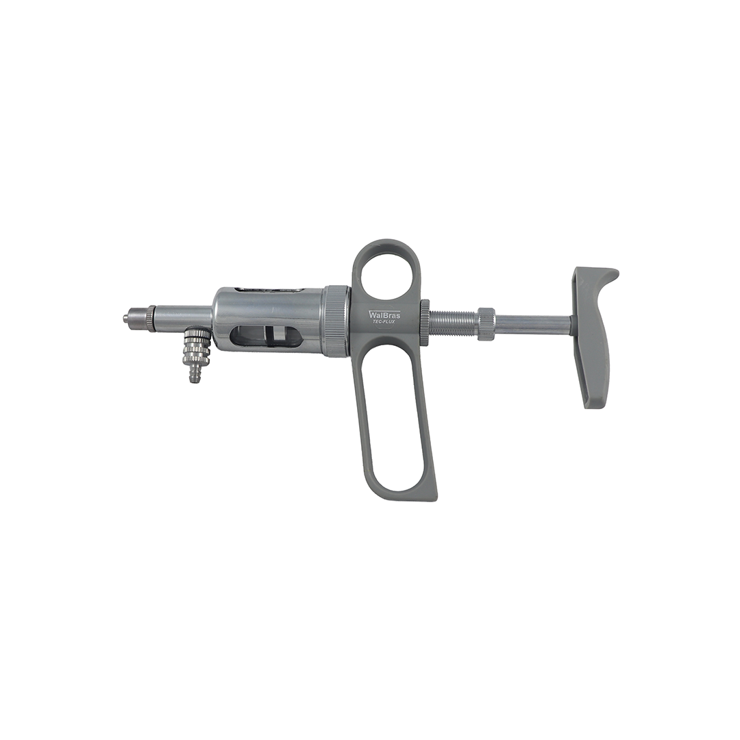 SERINGA VACINADOR AUTOMATICA TEC-FLUX 10ml  COM MANGUEIRA