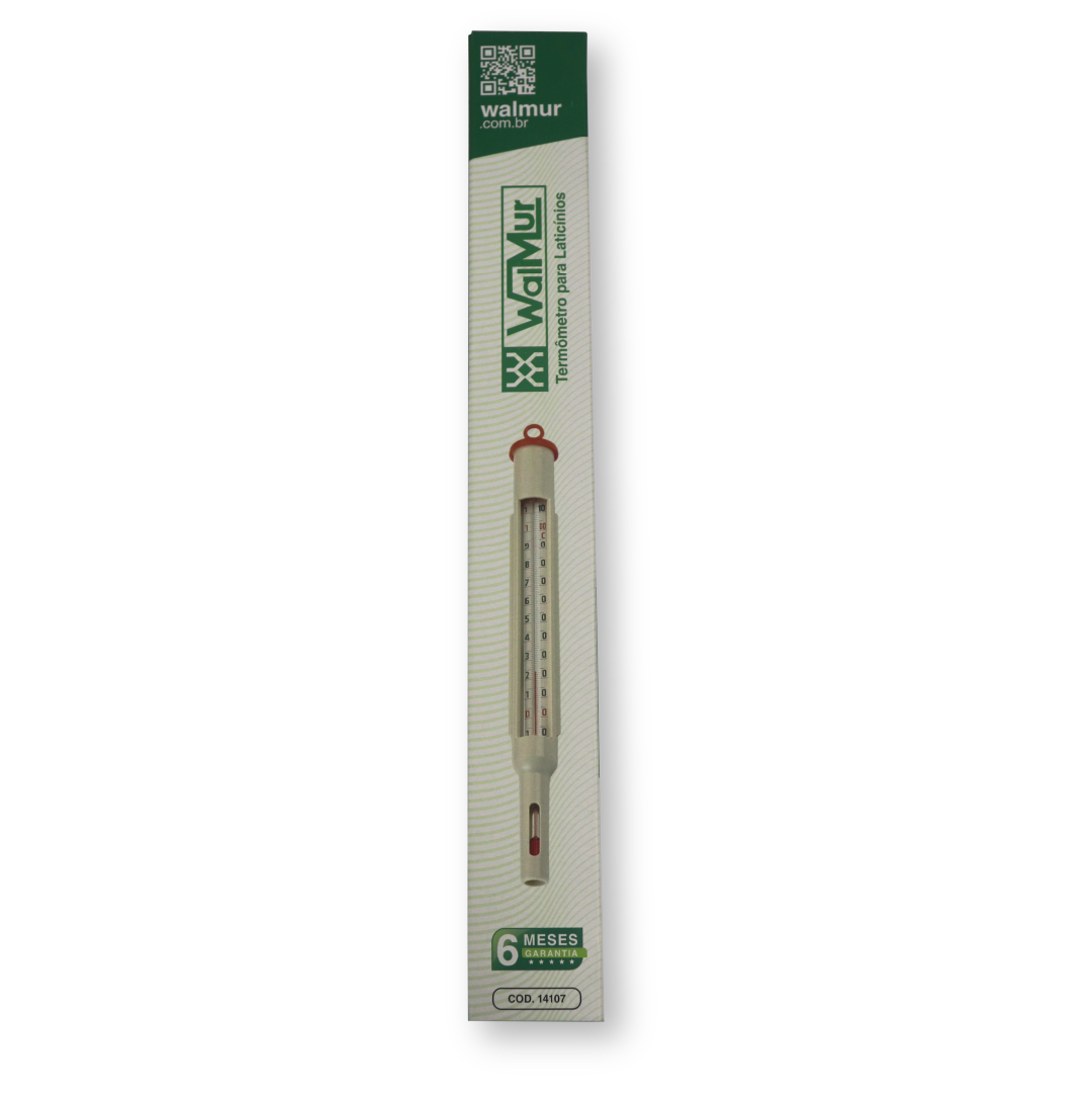 TERMOMETRO PARA LATICINIOS C/ PROTEÇÃO PLASTICA -10C° +110C°