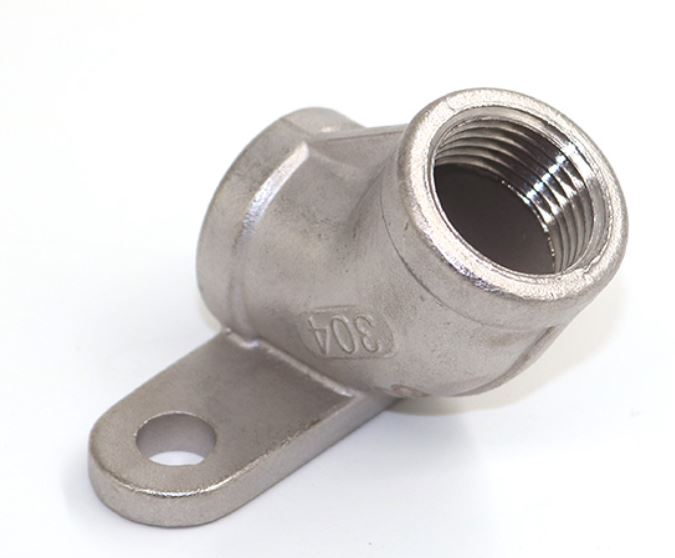 SUPORTE DE INOX 60° 1/2" X 1/2" P/ BEBEDOURO AUTOMATICO