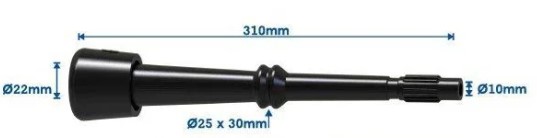 TETEIRA MODELO ST12 BÓSIO 22 X 10 MM PCT. C/ 4UN