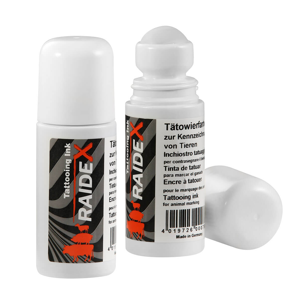 TINTA PARA TATUADEIRA COR PRETA ROLL- ON 80ML- RAIDEX