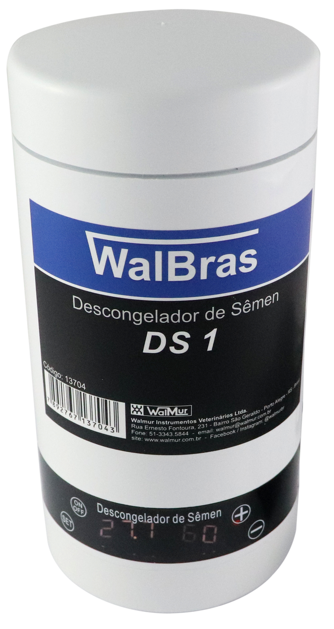 DESCONGELADOR DE SÊMEN E EMBRIÕES WALBRAS DS1 12V E 127-220V