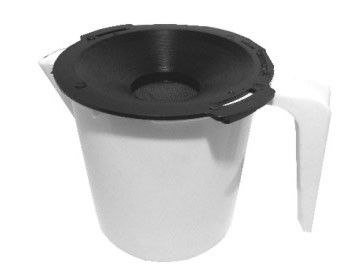 Caneca Fundo Preto com Alça para Teste de Mastite