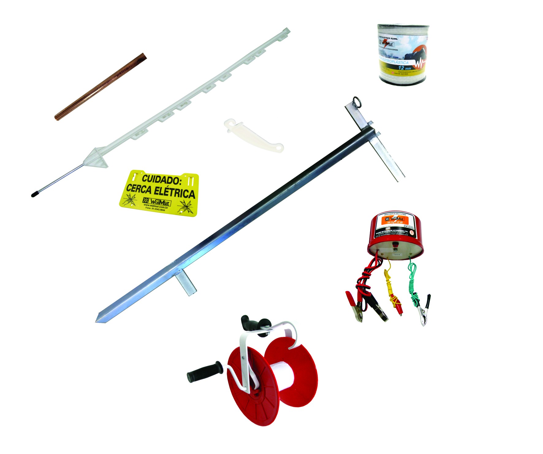 Kit Curral de Cerca Elétrica Portátil para  Cavalgada e Vaquejada