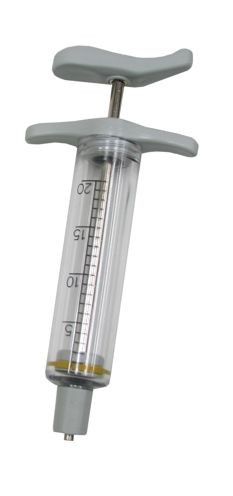 Seringa / Dosadora Manual Demaplast 20ml Sem Regulador de Doses para uso Veterinário