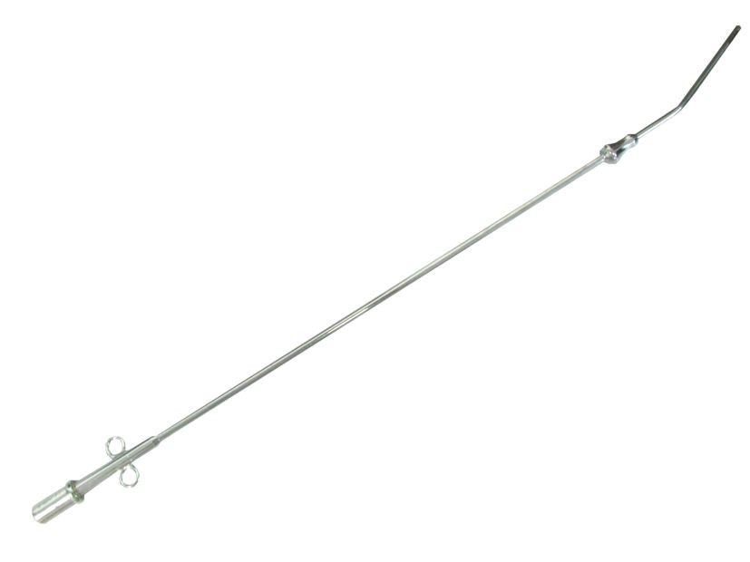 Sonda uterina com oliva curva