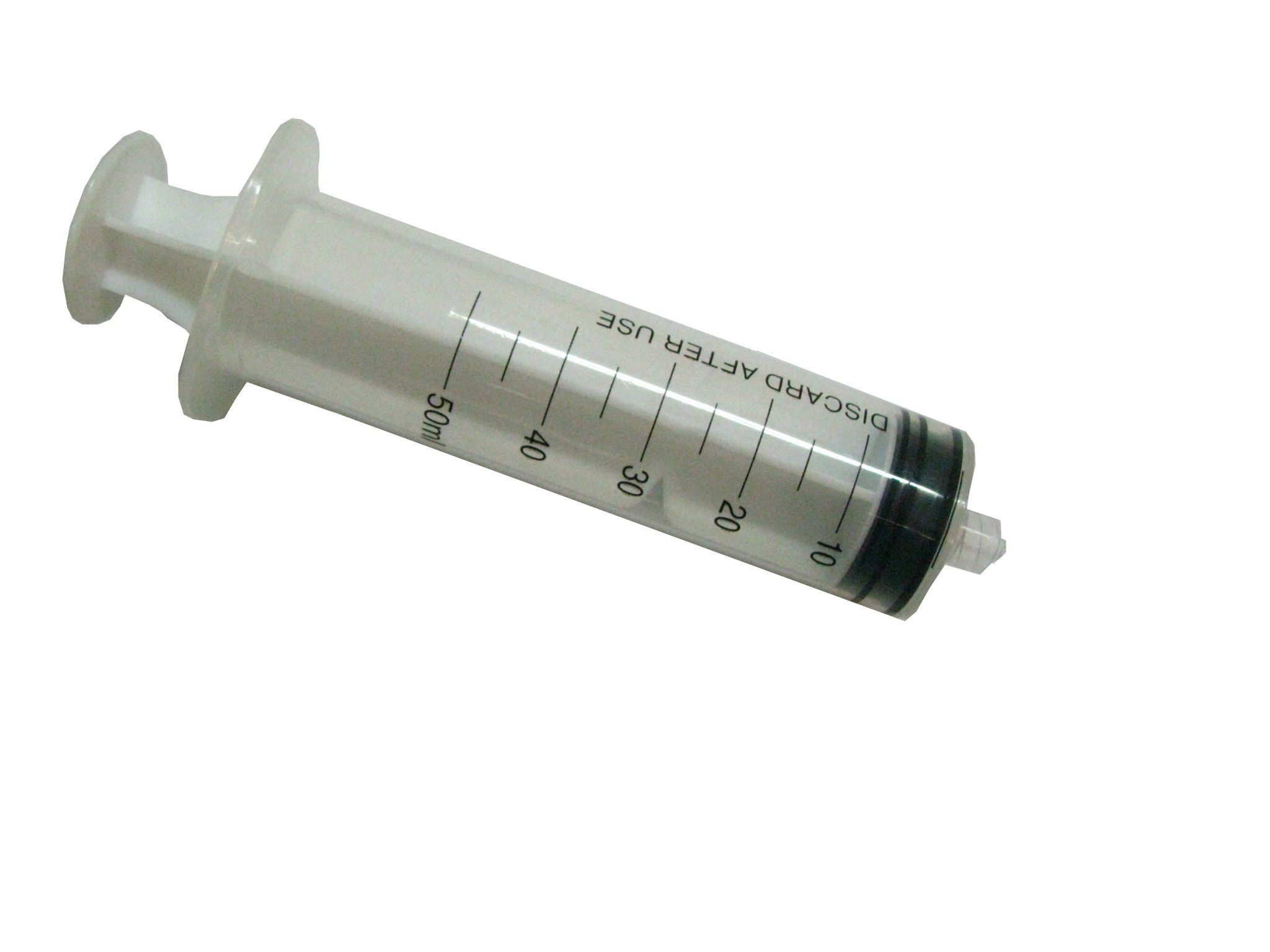 Seringa Descartável 50 ml c/ bico luer-lock sem agulha para uso Veterinário