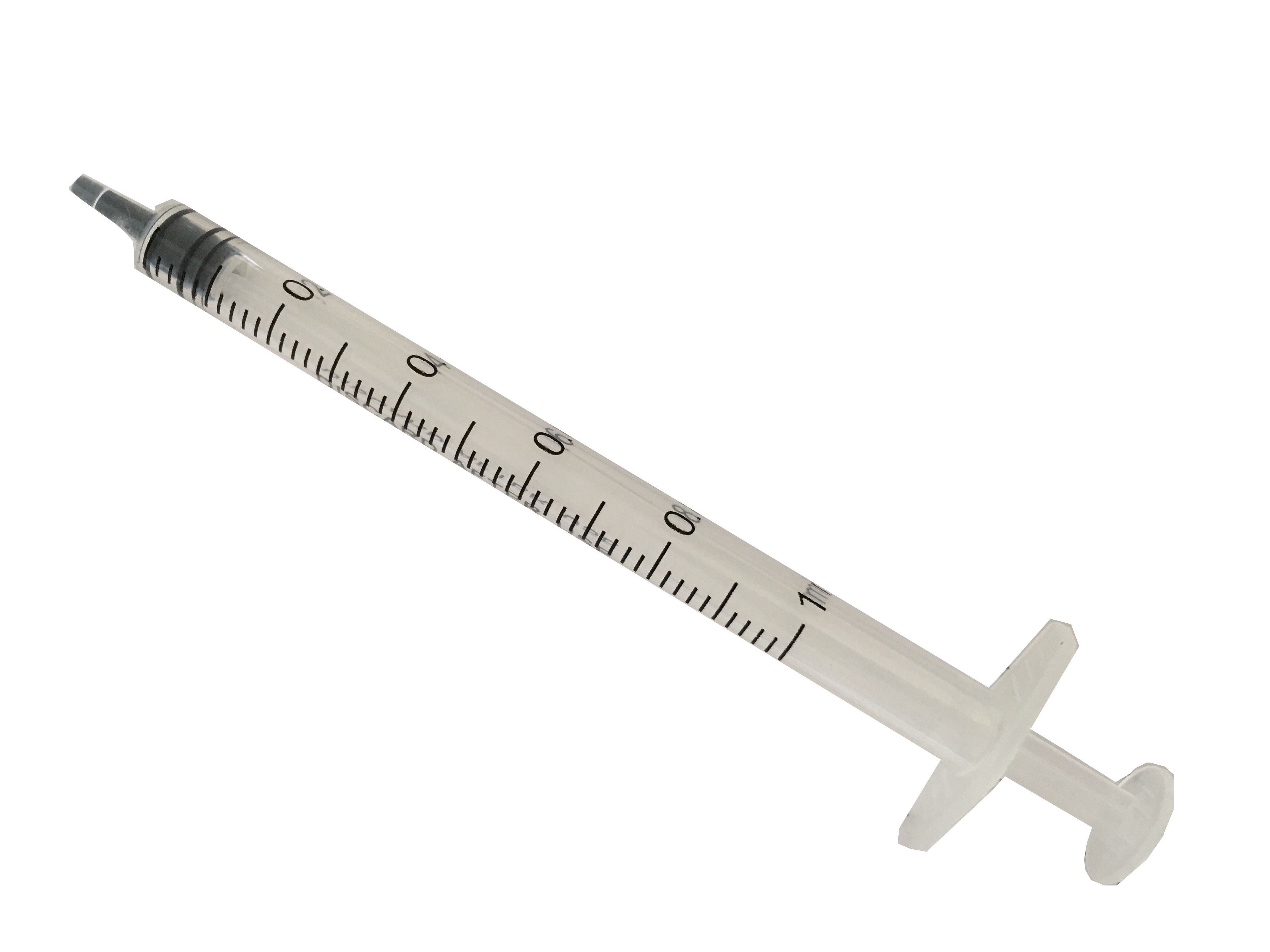 Seringa Descartável 1 ml sem agulha para uso Veterinário