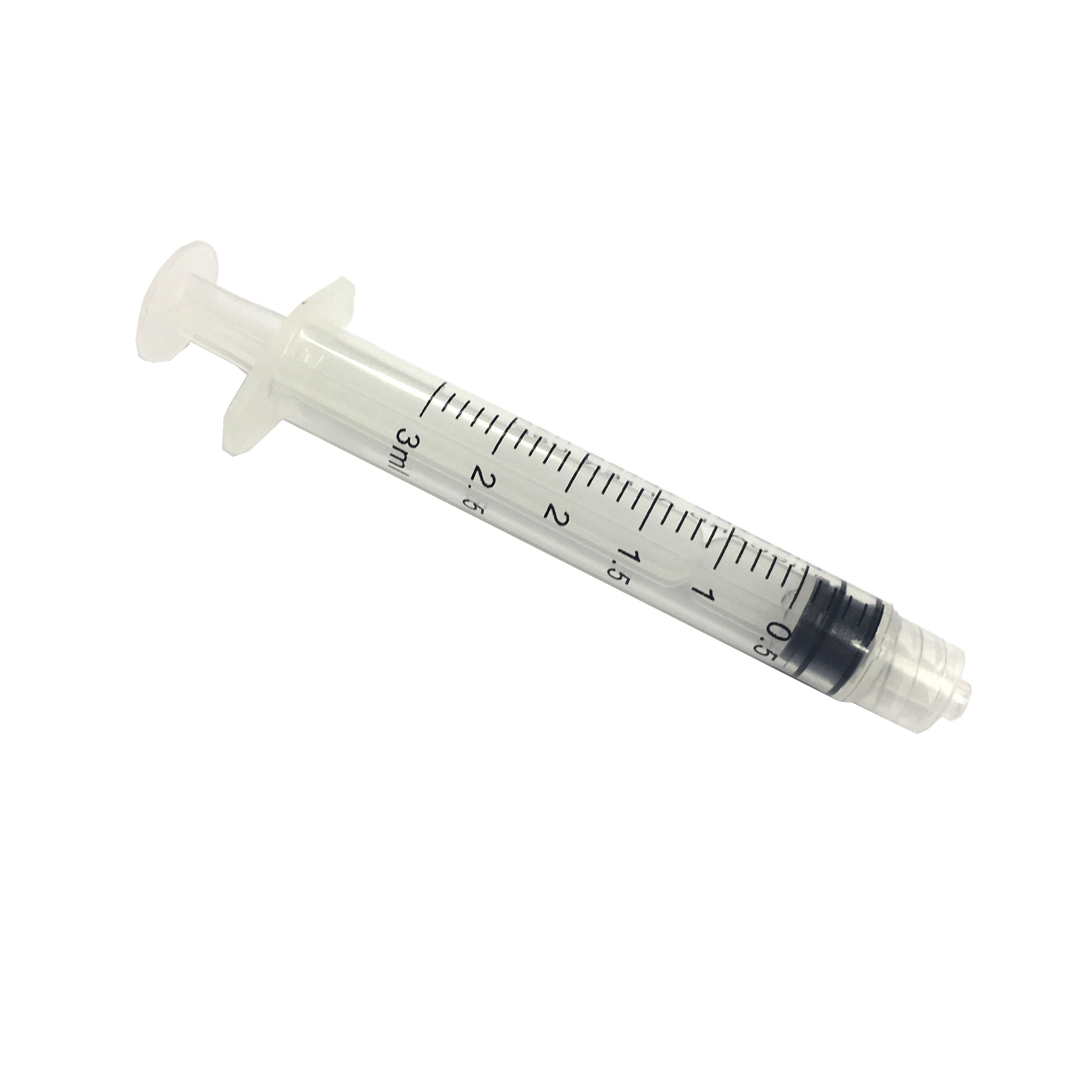 Seringa Descartável 3 ml bico Luer-Lock sem agulha para uso Veterinário