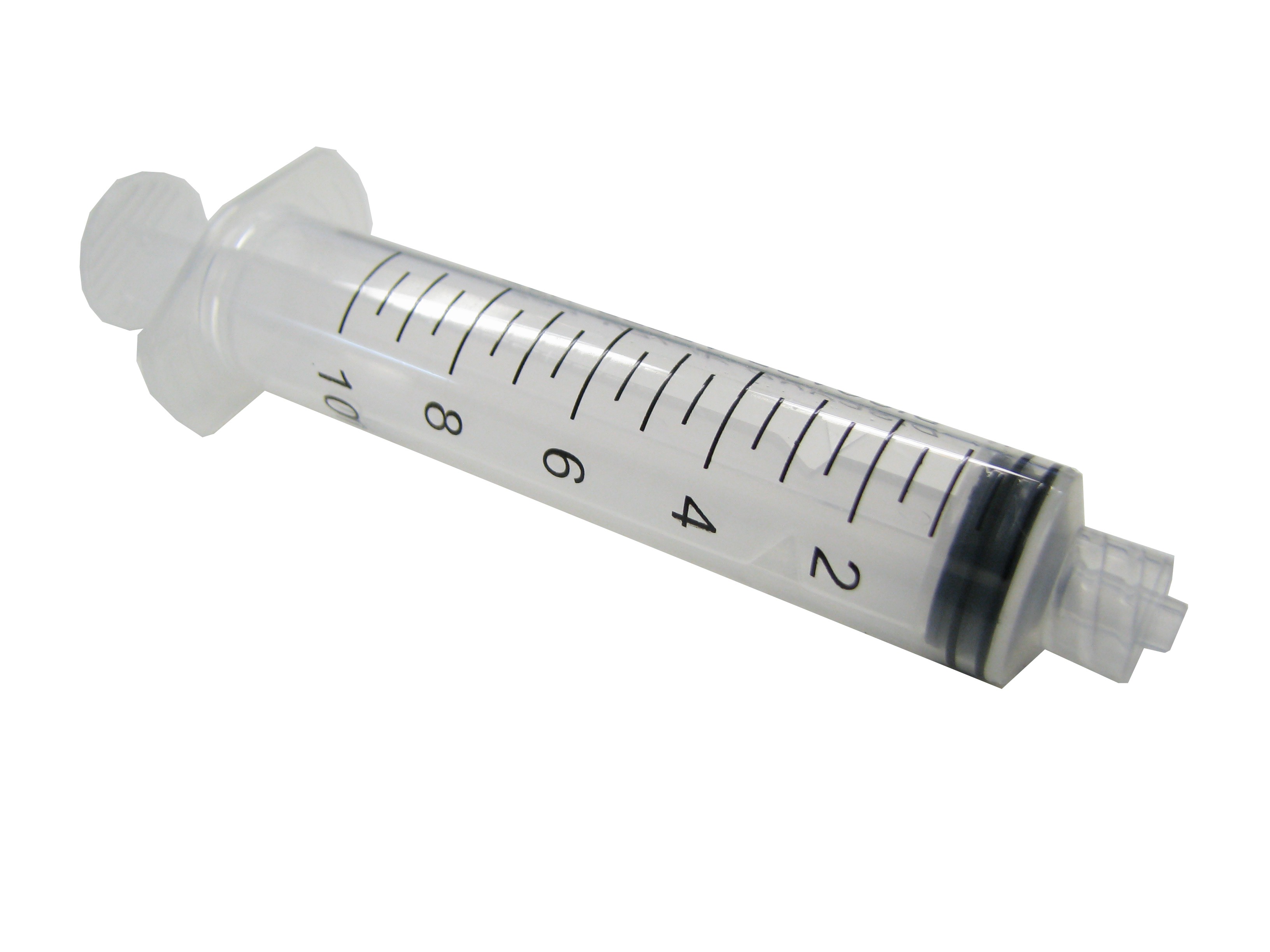 Seringa Descartável 10 ml bico luer-lock sem agulha para uso Veterinário