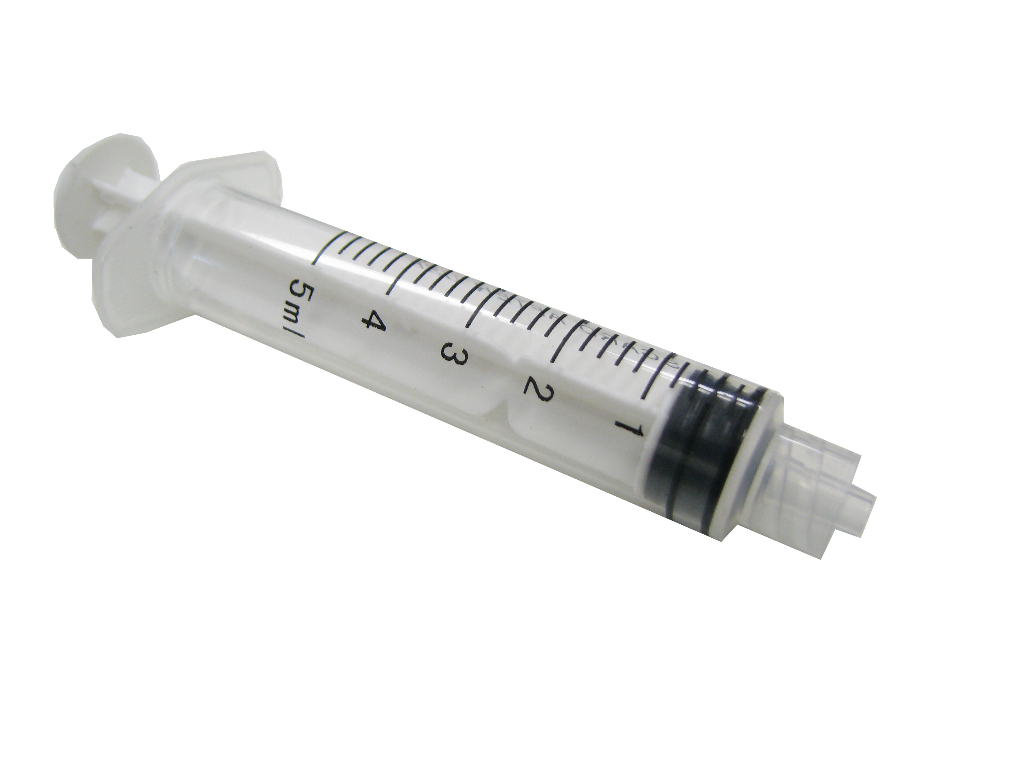 Seringa Descartável 5 ml bico luer-lock sem agulha para uso Veterinário