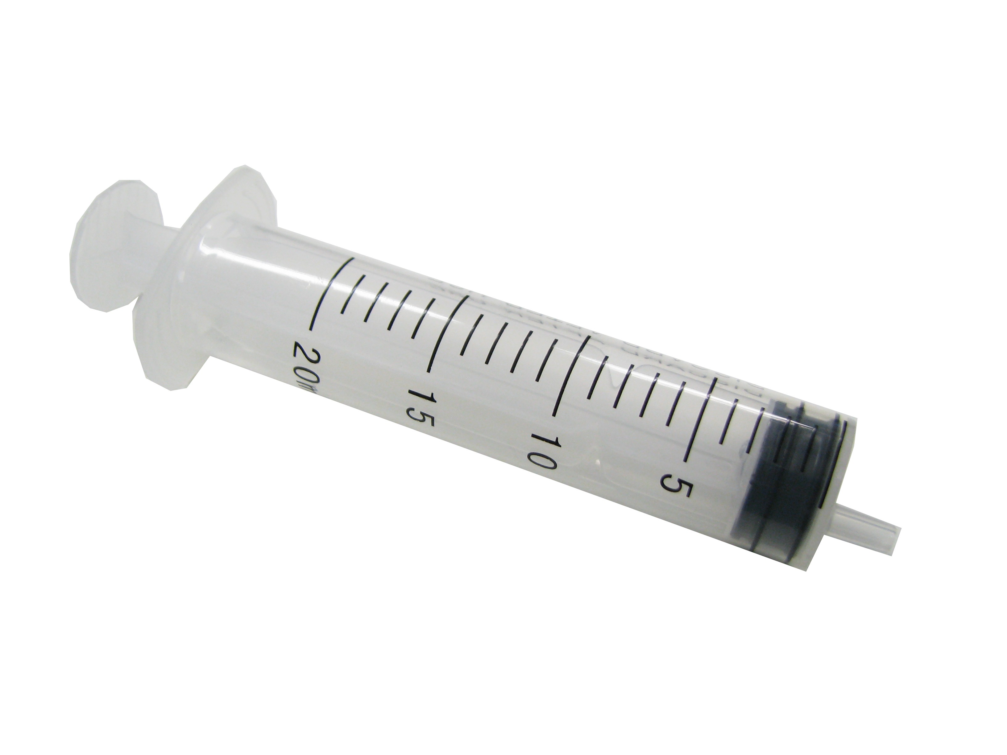 Seringa Descartável 20ml bico luer lock sem agulha para uso Veterinário